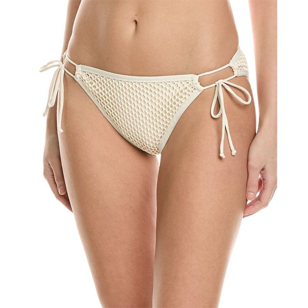 Robin Piccone Womens Pua Side Tie Bottom, White